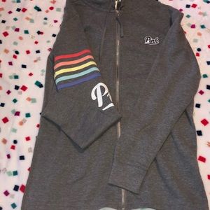 zip-up hoodie